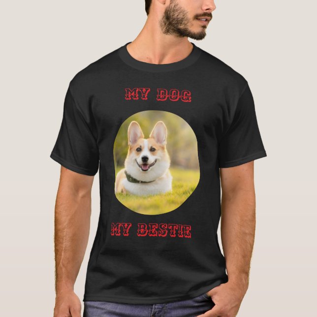 Personalised Photo Template for My Dog - My Best T-Shirt (Front)