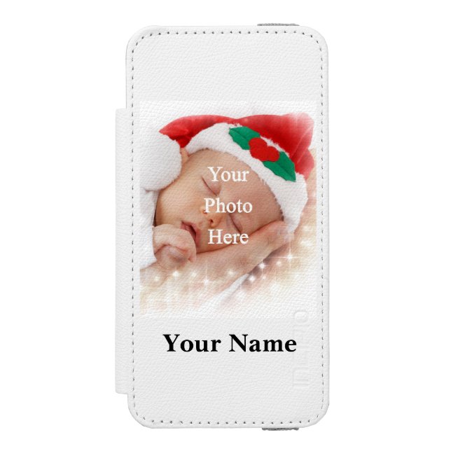 Personalised photo template incipio iPhone wallet case (Folio Front)