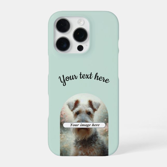 Personalised Photo & Text iPhone Case Slim (Back)