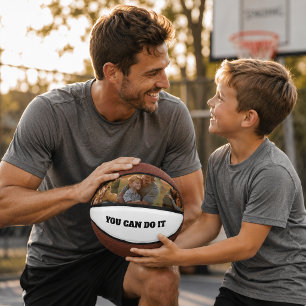 Personalised Photo & Text Mini Basketball