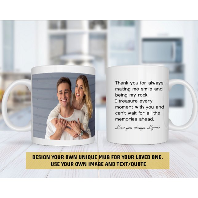 Personalised Photo & Text Mug – Create Your Own  (Creator Uploaded)