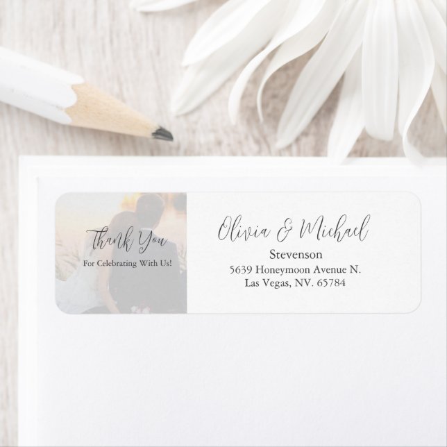 Personalised Photo Thank You Wedding (Insitu)