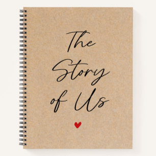 Personalised Photo The Story of Us Couple Journal