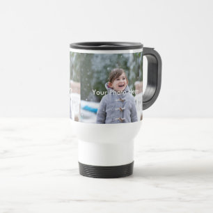 Personalised Photo Travel/Commuter Mug