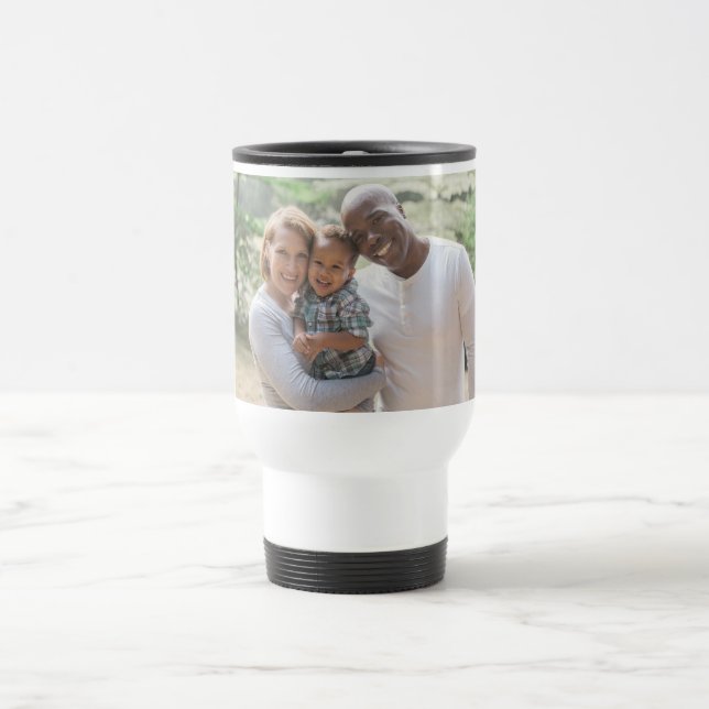 Personalised Photo Travel/Commuter Mug (Center)