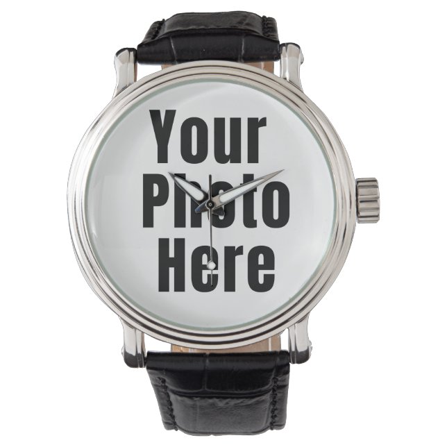 Personalised Photo Watch, Custom Photo Watch, Gift Watch (Front)