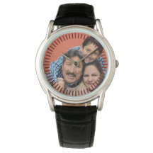 Personalised PHOTO Watch Men Keepsake Family Pics