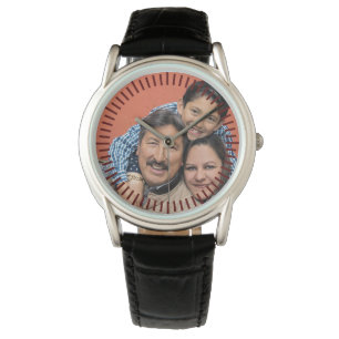 Personalised PHOTO Watch Men Keepsake Family Pics