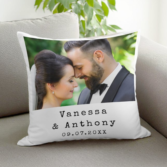 Personalised Photo Wedding Anniversary Cushion (Creator Uploaded)