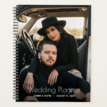 Personalised Photo Wedding Planner<br><div class="desc">Wedding planner with your favourite photo on the front and personalised with your details in chic lettering. Planner includes monthly and weekly layouts,  12 months,  60 pages with laminated soft cover front and back covers. CHOOSE soft or hard cover,  colour of the spine and size when ordering.</div>