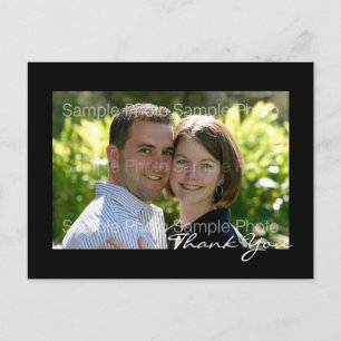 Personalised Photo Wedding Thank You PostCards