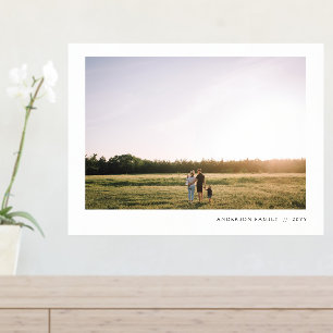 Personalised Photo With Gold Foil Prints