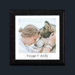 Personalised Photo Wood Keepsake Box<br><div class="desc">A sweet personalised photo wood lacquered keepsake box . Add a photo of any kind.</div>