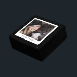 Personalised Photo Wood Keepsake Box<br><div class="desc">A sweet personalised photo wood lacquered keepsake box . Add a photo of a child,  family,  pet,  or anyone you love to this keepsake or gift box. Ceramic tile lid. Replace the sample photo with your own favourite photo.</div>