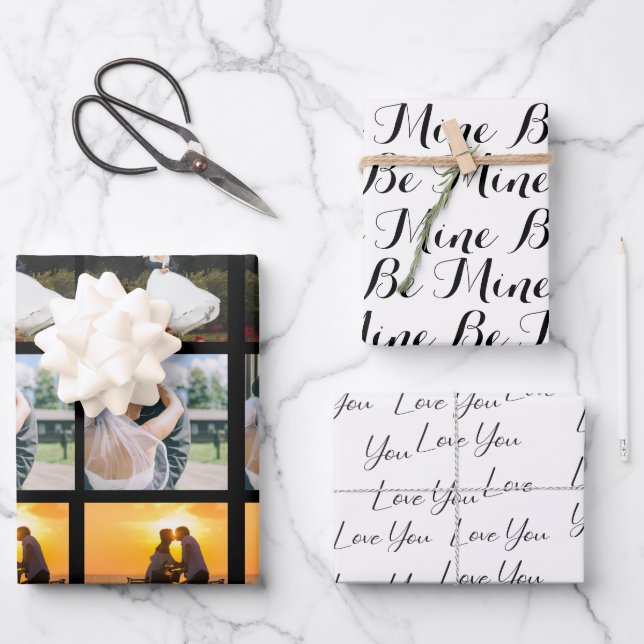 Personalised Photo Wrapping Paper Sheets (Front)