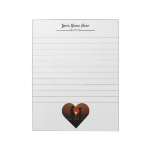 Personalised Photo Writing Pad With Lines