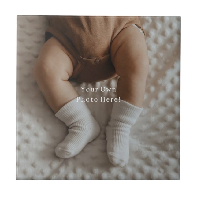 Personalised Photo Your Own Picture Ceramic Tile. Tile (Front)