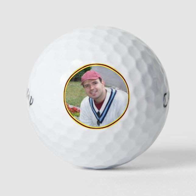 Personalised Photograph Callaway Golf Balls (Front)