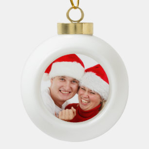 Personalised Photograph Ceramic Ball Ornament