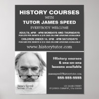 Personalised Photograph, History Course Advert