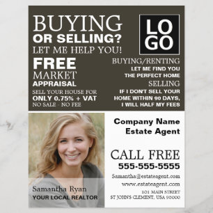 Personalised Photograph, Realtor, Estate Agent Flyer