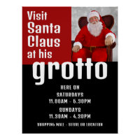 Personalised Photograph, Santa Claus Visitor Hours