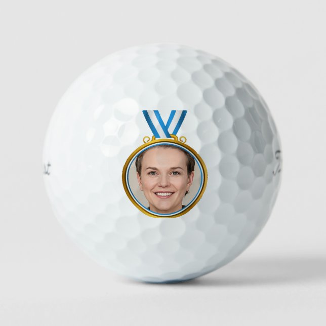 Personalised Photograph Titleist Pro V1 Golf Balls (Front)