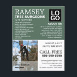 Personalised Photograph - Tree Surgeon - Arborist Flyer<br><div class="desc">Personalised Photograph - Tree Surgeon - Arborist Advertising Flyers By The Business Card Store.</div>