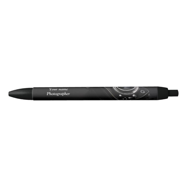 Personalised Photographer Camera Pen (Front)
