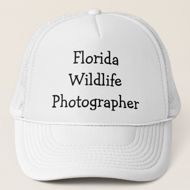 Personalised Photographers Cap (Front)