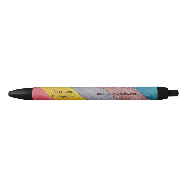 Personalised photography colour pen (Front)