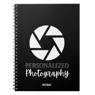 Personalised Photography Notebook