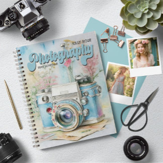 Personalised Photography Planner Retro Camera