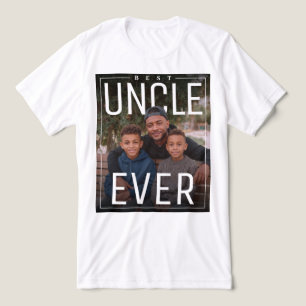 Personalised PhotoPop Best Uncle Ever Tri-Blend Shirt
