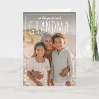 Personalised PhotoPop We Love You So Much Grandma