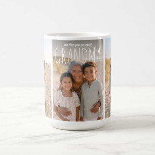 Personalised PhotoPop We Love You So Much Grandma  Coffee Mug