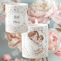 Personalised Photos and Text Mug For Mum
