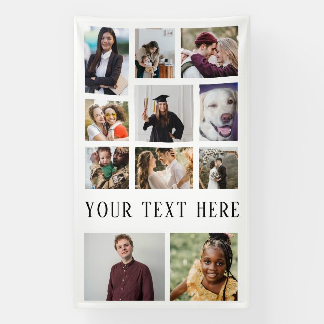 Personalised Photos  Banner (Vertical)
