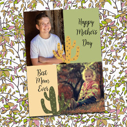 Personalised Photos Best Mum Ever Southwest Cactus