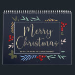 Personalised Photos Christmas Calendar<br><div class="desc">Personalised Photos Merry Christmas Calendar. Add your own photos - one photo for each month. Wonderful Christmas gift idea for family & friends.</div>