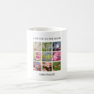 Personalised Photos Collage with Your Text Coffee Mug
