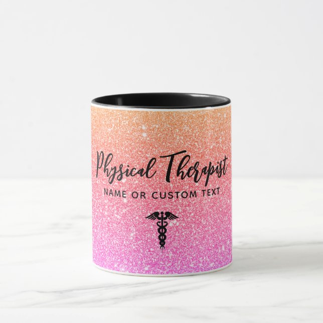 Personalised Physical Therapist Rainbow Medical Mug (Center)