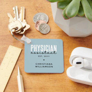 Personalised Physician Assistant PA Graduation Key Ring