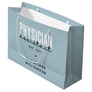 Personalised Physician Assistant PA Graduation Large Gift Bag