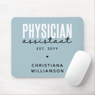 Personalised Physician Assistant PA Graduation Mouse Mat