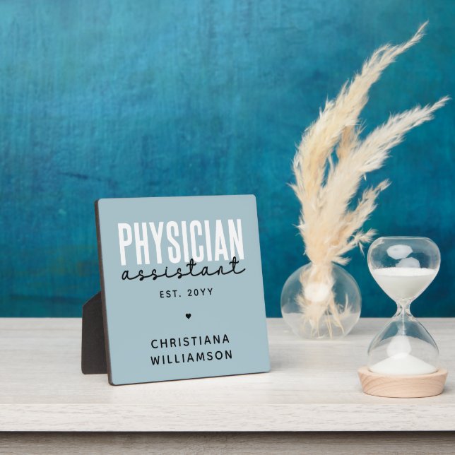 Personalised Physician Assistant PA Graduation Plaque (Insitu)