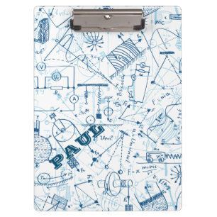 Personalised Physics Gifts for Physicists Clipboar Clipboard