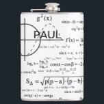 Personalised Physics Gifts for Physicists Hip Flask<br><div class="desc">Not sure what to get for the physics fan in your life? This is one great idea with a cool design of neat physics diagrams and formulas with a place for your personalisation. Add name/initials/monograms or delete if desired or click the "Customise It" button to go to the design tool...</div>