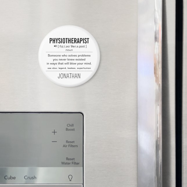 Personalised Physiotherapist Funny Magnet (In Situ (Fridge))