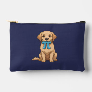Personalised Pi Day Dog With Pi Symbol  Accessory Pouch